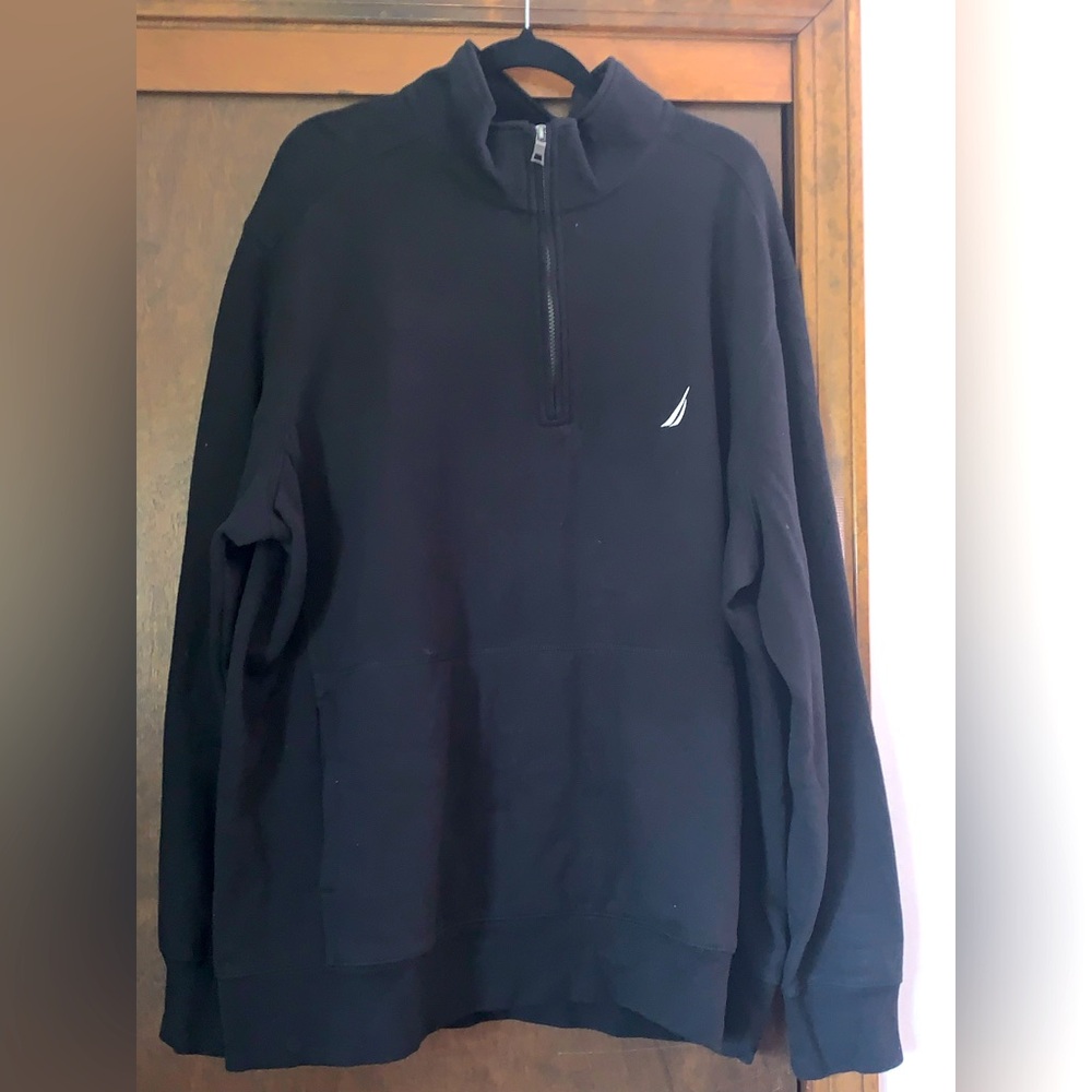 Nautica Quarter Zip Mens Sweatshirt